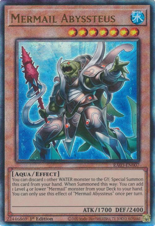 Mermail Abyssteus (UTR) [RA03-EN007] Prismatic Ultimate Rare | Gaming Infinity