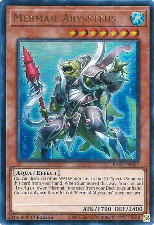 Mermail Abyssteus (UR) [RA03-EN007] Ultra Rare | Gaming Infinity