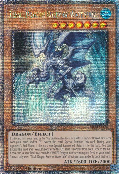 Tidal, Dragon Ruler of Waterfalls (Quarter Century Secret Rare) [RA03-EN009] Quarter Century Secret Rare | Gaming Infinity