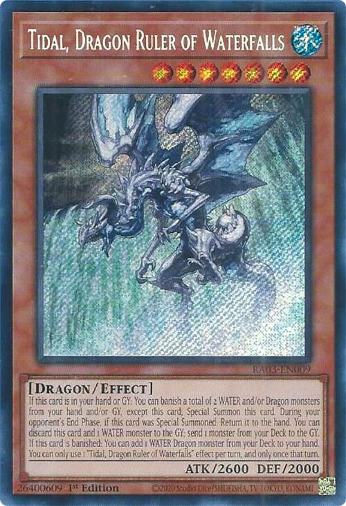 Tidal, Dragon Ruler of Waterfalls (Secret Rare) [RA03-EN009] Secret Rare | Gaming Infinity