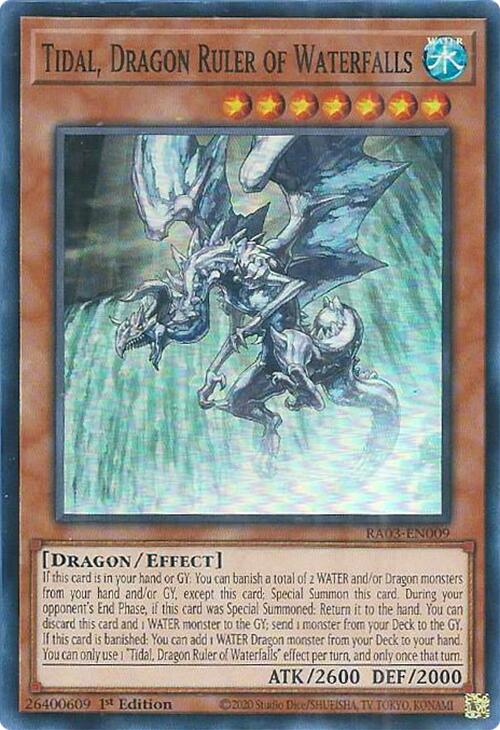 Tidal, Dragon Ruler of Waterfalls [RA03-EN009] Super Rare | Gaming Infinity