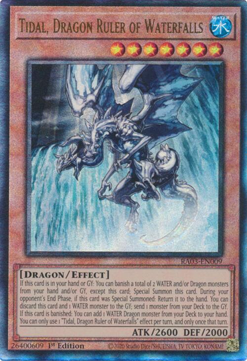 Tidal, Dragon Ruler of Waterfalls (UTR) [RA03-EN009] Prismatic Ultimate Rare | Gaming Infinity