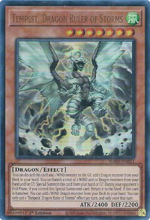 Tempest, Dragon Ruler of Storms (UR) [RA03-EN011] Ultra Rare | Gaming Infinity