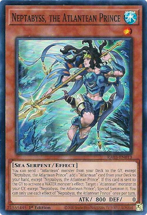 Neptabyss, the Atlantean Prince [RA03-EN013] Super Rare | Gaming Infinity