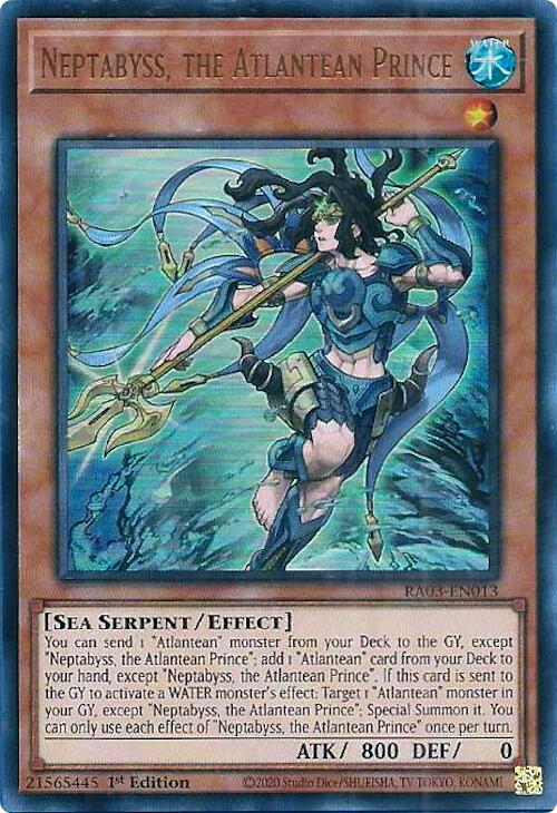 Neptabyss, the Atlantean Prince (UR) [RA03-EN013] Ultra Rare | Gaming Infinity