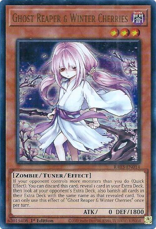 Ghost Reaper & Winter Cherries (Alternate Art) (UR) [RA03-EN014] Ultra Rare | Gaming Infinity