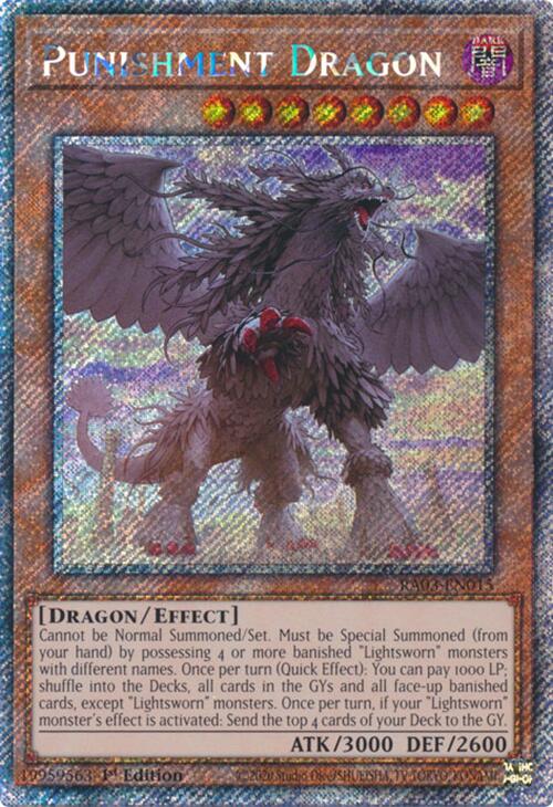 Punishment Dragon (Platinum Secret Rare) [RA03-EN015] Platinum Secret Rare | Gaming Infinity