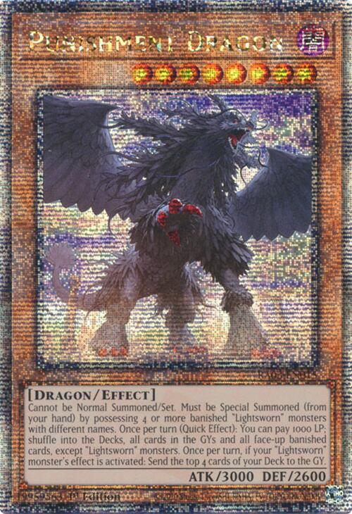 Punishment Dragon (Quarter Century Secret Rare) [RA03-EN015] Quarter Century Secret Rare | Gaming Infinity