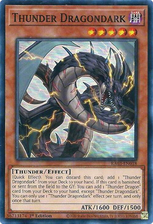 Thunder Dragondark [RA03-EN018] Super Rare | Gaming Infinity