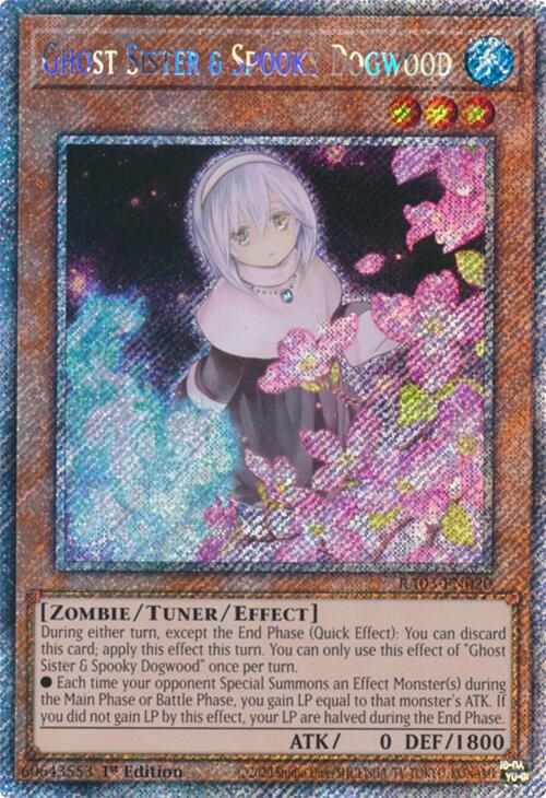 Ghost Sister & Spooky Dogwood (Platinum Secret Rare) [RA03-EN020] Platinum Secret Rare | Gaming Infinity