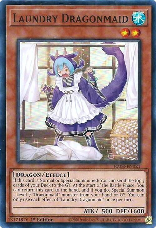 Laundry Dragonmaid [RA03-EN021] Super Rare | Gaming Infinity