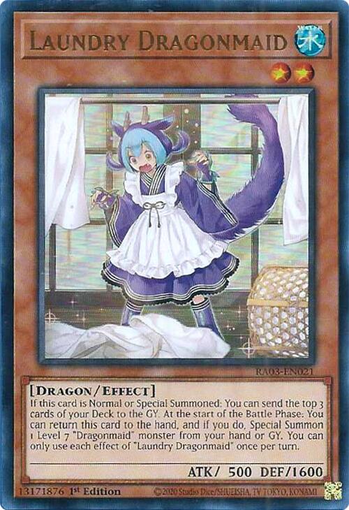 Laundry Dragonmaid (UR) [RA03-EN021] Ultra Rare | Gaming Infinity