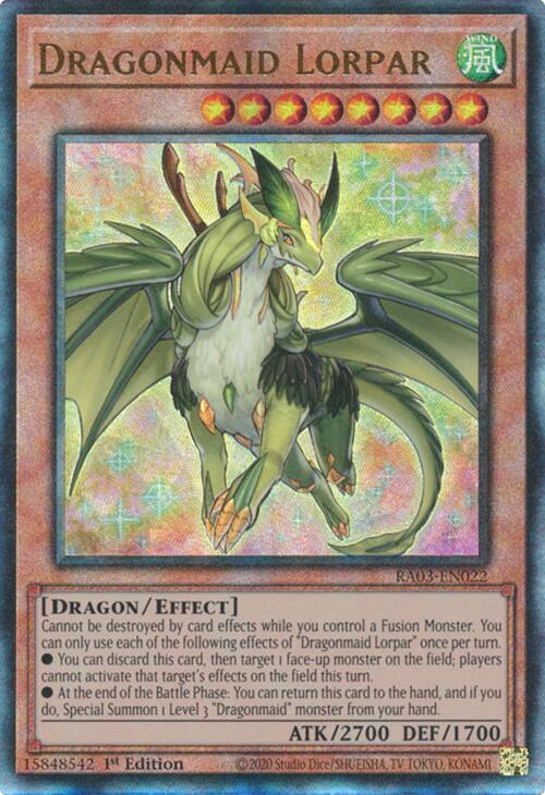 Dragonmaid Lorpar (UTR) [RA03-EN022] Prismatic Ultimate Rare | Gaming Infinity