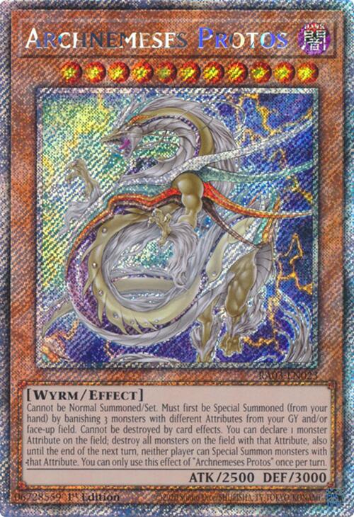 Archnemeses Protos (Platinum Secret Rare) [RA03-EN023] Platinum Secret Rare | Gaming Infinity