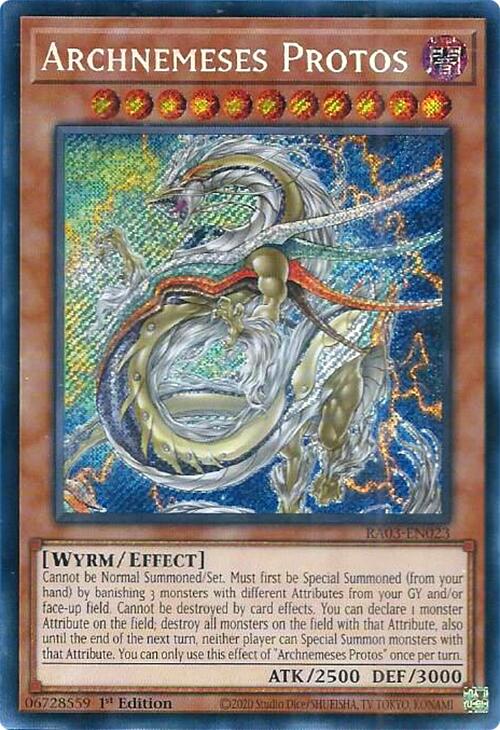 Archnemeses Protos (Secret Rare) [RA03-EN023] Secret Rare | Gaming Infinity