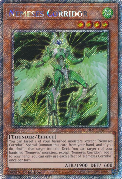 Nemeses Corridor (Platinum Secret Rare) [RA03-EN025] Platinum Secret Rare | Gaming Infinity