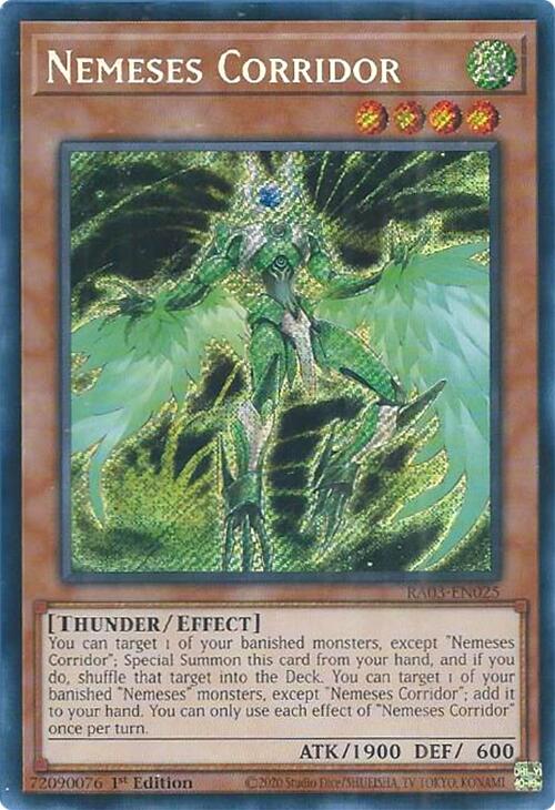 Nemeses Corridor (Secret Rare) [RA03-EN025] Secret Rare | Gaming Infinity
