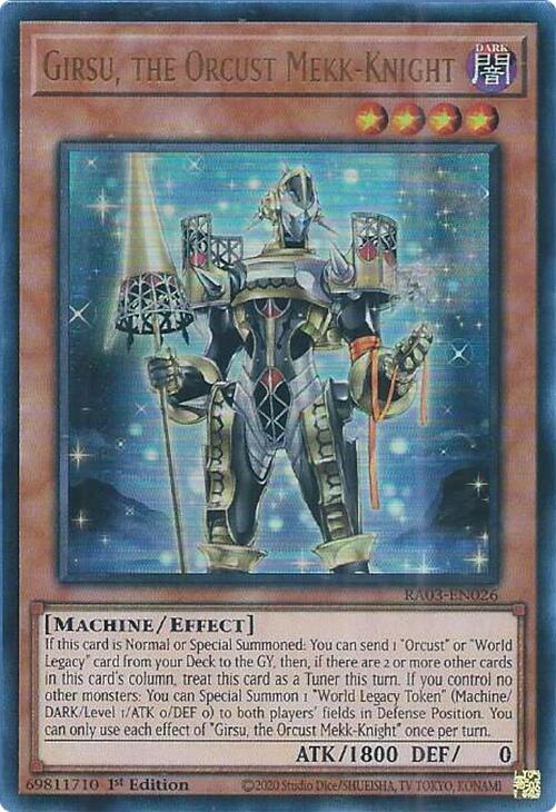 Girsu, the Orcust Mekk-Knight (UR) [RA03-EN026] Ultra Rare | Gaming Infinity