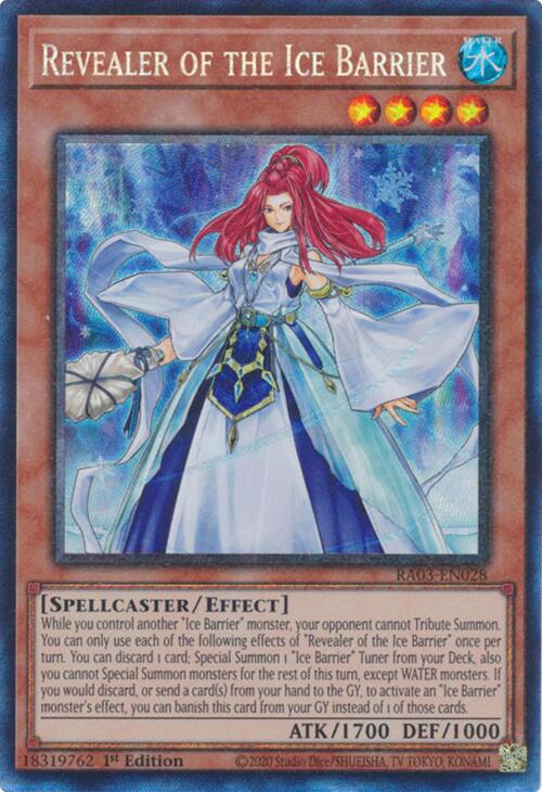 Revealer of the Ice Barrier (CR) [RA03-EN028] Prismatic Collector's Rare | Gaming Infinity