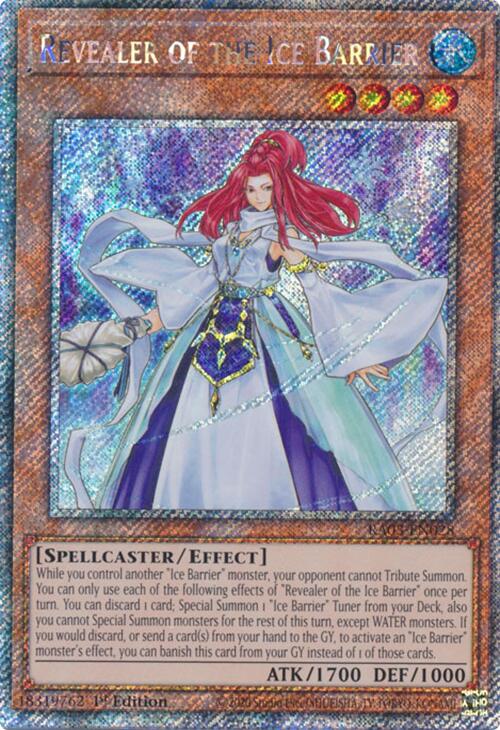 Revealer of the Ice Barrier (Platinum Secret Rare) [RA03-EN028] Platinum Secret Rare | Gaming Infinity