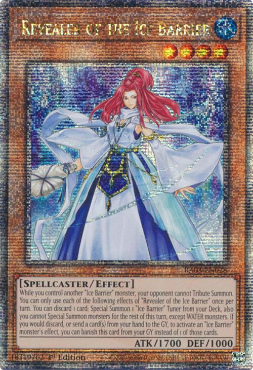 Revealer of the Ice Barrier (Quarter Century Secret Rare) [RA03-EN028] Quarter Century Secret Rare | Gaming Infinity