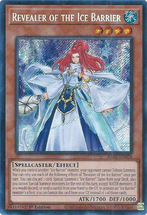 Revealer of the Ice Barrier (Secret Rare) [RA03-EN028] Secret Rare | Gaming Infinity