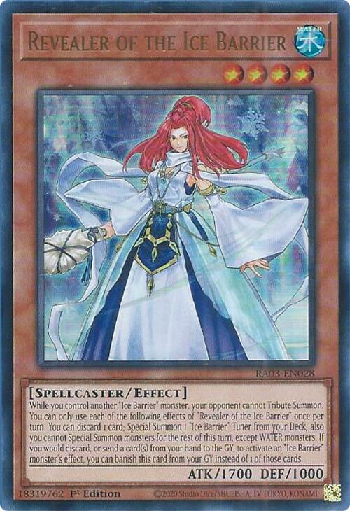 Revealer of the Ice Barrier (UR) [RA03-EN028] Ultra Rare | Gaming Infinity