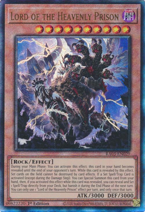 Lord of the Heavenly Prison (UTR) [RA03-EN029] Prismatic Ultimate Rare | Gaming Infinity