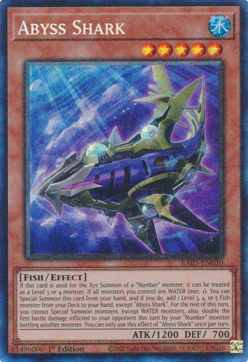 Abyss Shark (CR) [RA03-EN030] Prismatic Collector's Rare | Gaming Infinity