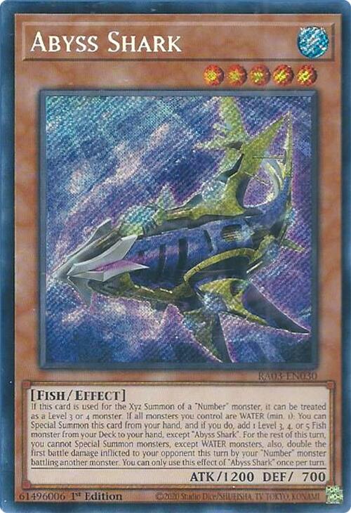 Abyss Shark (Secret Rare) [RA03-EN030] Secret Rare | Gaming Infinity