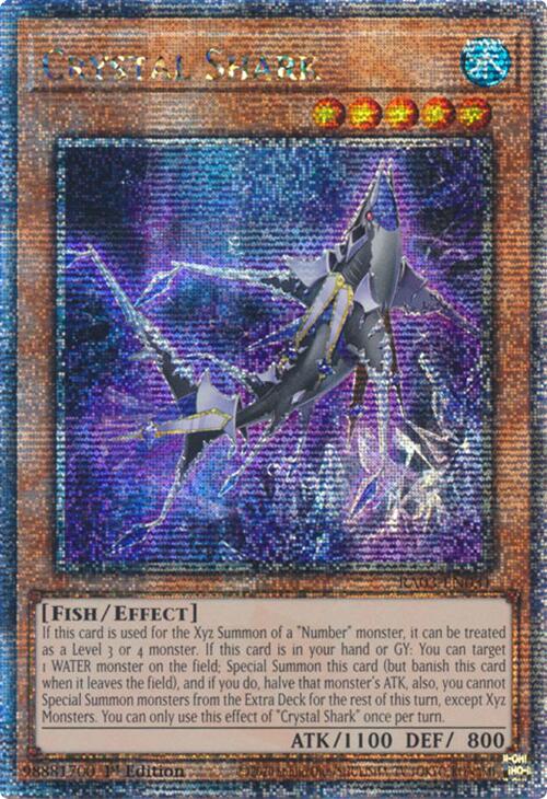 Crystal Shark (Quarter Century Secret Rare) [RA03-EN031] Quarter Century Secret Rare | Gaming Infinity