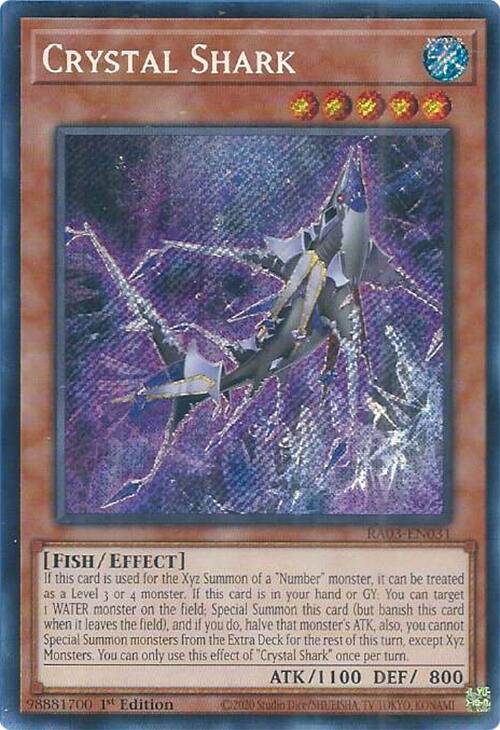 Crystal Shark (Secret Rare) [RA03-EN031] Secret Rare | Gaming Infinity