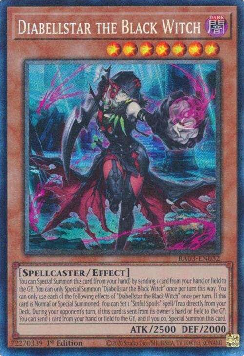 Diabellstar the Black Witch (CR) [RA03-EN032] Prismatic Collector's Rare | Gaming Infinity