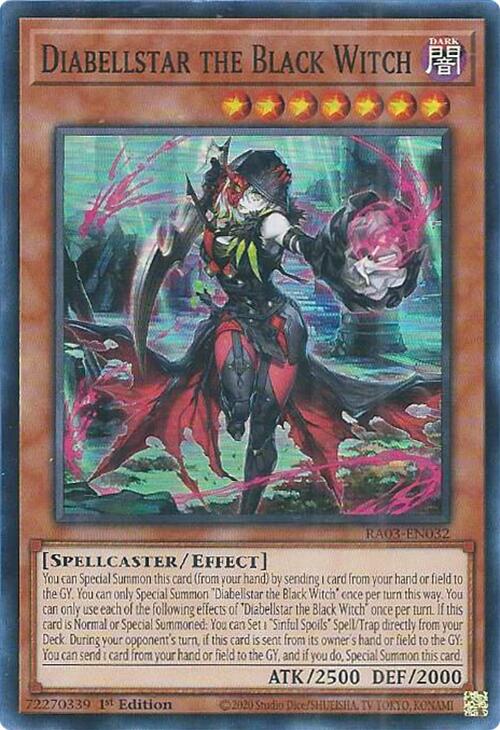 Diabellstar the Black Witch [RA03-EN032] Super Rare | Gaming Infinity