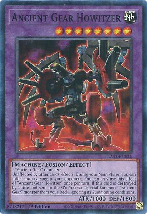 Ancient Gear Howitzer [RA03-EN035] Super Rare | Gaming Infinity