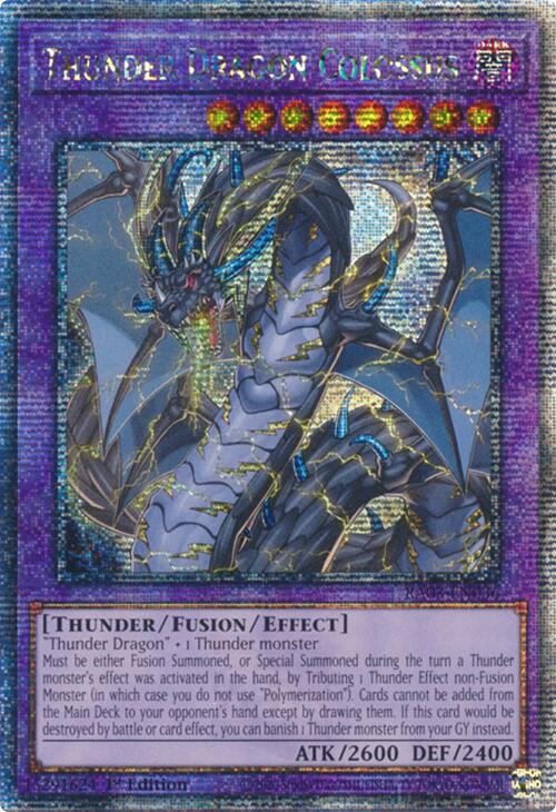 Thunder Dragon Colossus (Quarter Century Secret Rare) [RA03-EN036] Quarter Century Secret Rare | Gaming Infinity