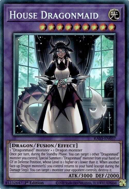 House Dragonmaid (CR) [RA03-EN037] Prismatic Collector's Rare | Gaming Infinity