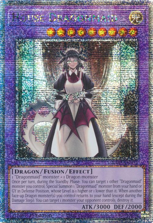 House Dragonmaid (Quarter Century Secret Rare) [RA03-EN037] Quarter Century Secret Rare | Gaming Infinity