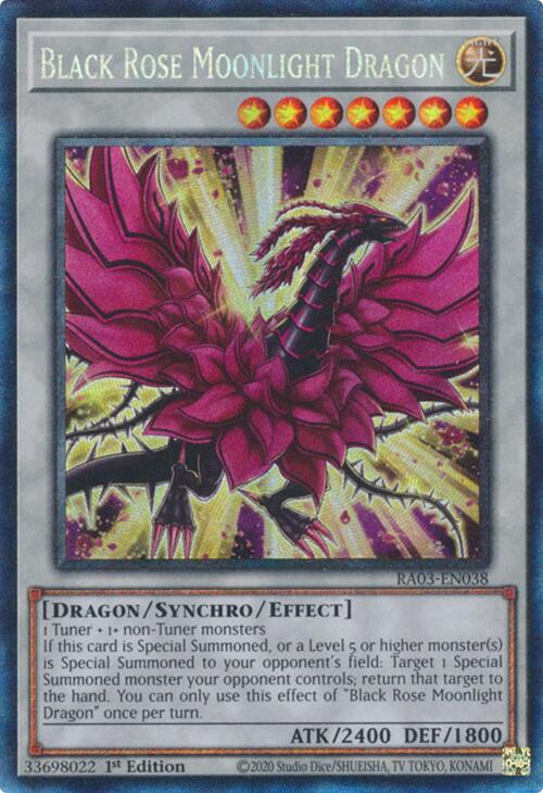 Black Rose Moonlight Dragon (CR) [RA03-EN038] Prismatic Collector's Rare | Gaming Infinity