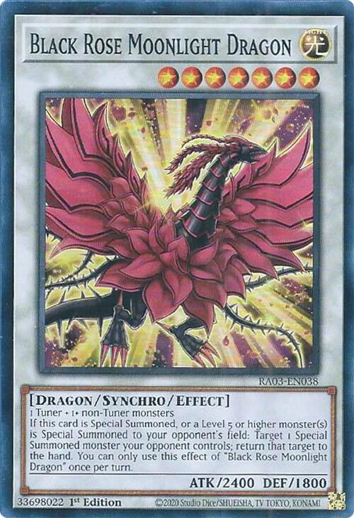 Black Rose Moonlight Dragon [RA03-EN038] Super Rare | Gaming Infinity