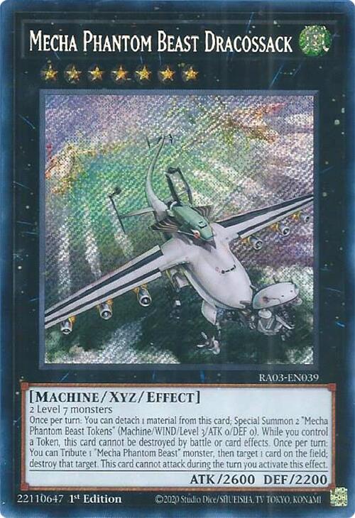 Mecha Phantom Beast Dracossack (Secret Rare) [RA03-EN039] Secret Rare | Gaming Infinity