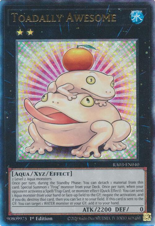 Toadally Awesome (UTR) [RA03-EN040] Prismatic Ultimate Rare | Gaming Infinity