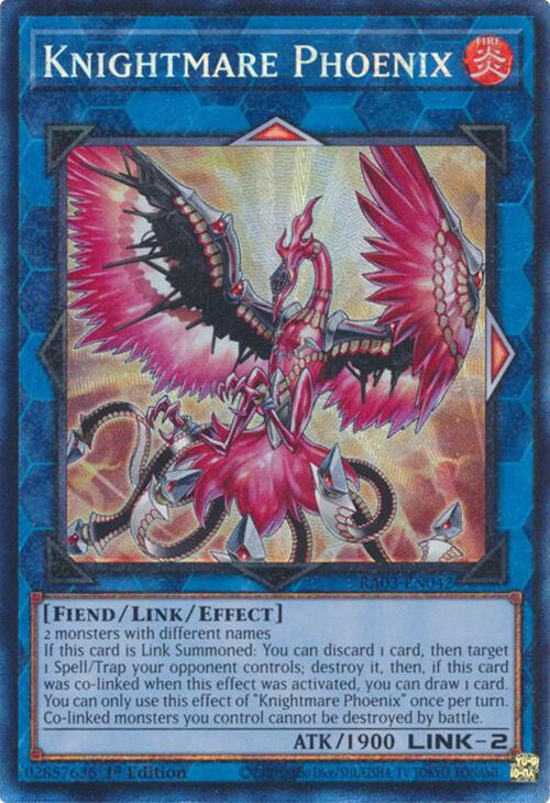 Knightmare Phoenix (CR) [RA03-EN042] Prismatic Collector's Rare | Gaming Infinity