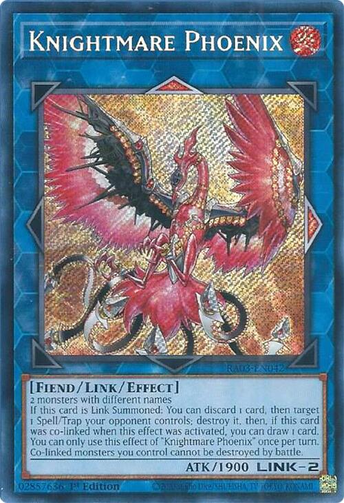 Knightmare Phoenix (Secret Rare) [RA03-EN042] Secret Rare | Gaming Infinity