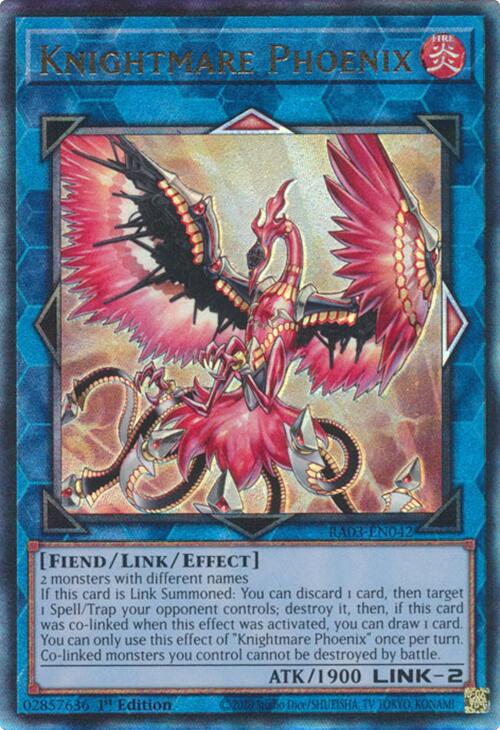 Knightmare Phoenix (UTR) [RA03-EN042] Prismatic Ultimate Rare | Gaming Infinity