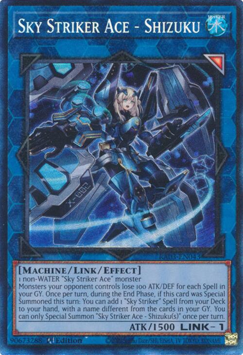 Sky Striker Ace - Shizuku (CR) [RA03-EN043] Prismatic Collector's Rare | Gaming Infinity