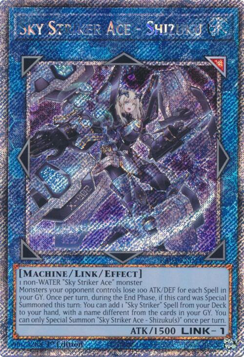 Sky Striker Ace - Shizuku (Platinum Secret Rare) [RA03-EN043] Platinum Secret Rare | Gaming Infinity