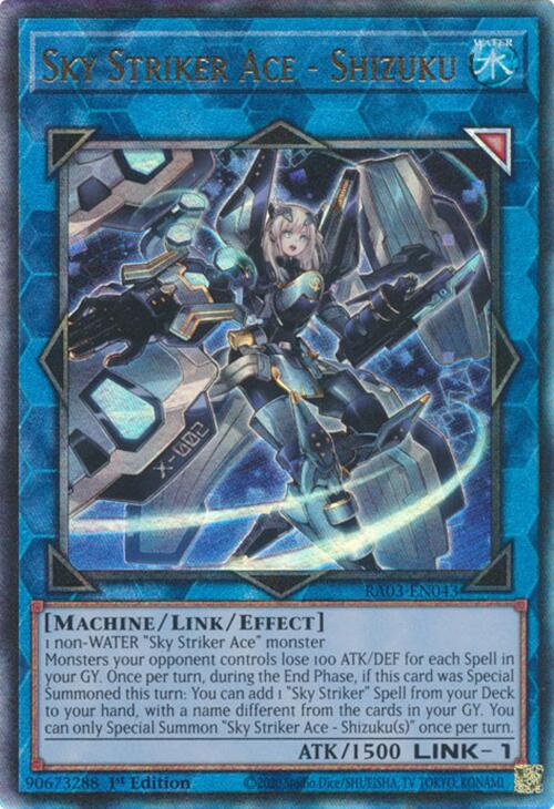 Sky Striker Ace - Shizuku (UTR) [RA03-EN043] Prismatic Ultimate Rare | Gaming Infinity