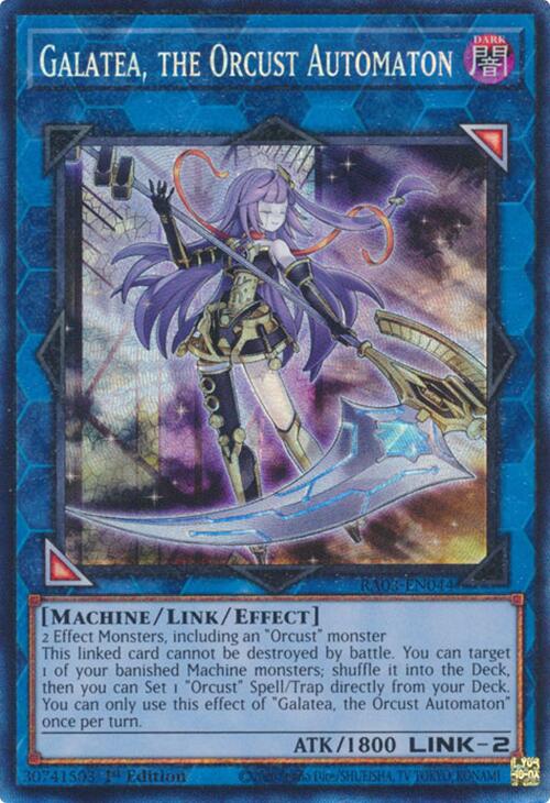 Galatea, the Orcust Automaton (CR) [RA03-EN044] Prismatic Collector's Rare | Gaming Infinity