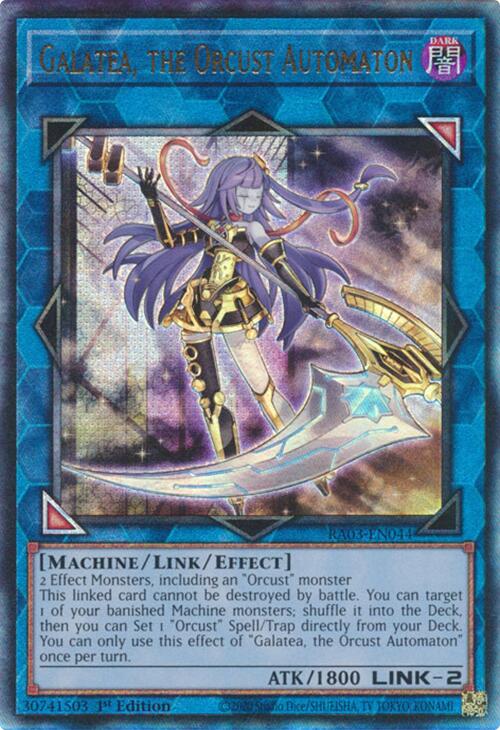 Galatea, the Orcust Automaton (UTR) [RA03-EN044] Prismatic Ultimate Rare | Gaming Infinity